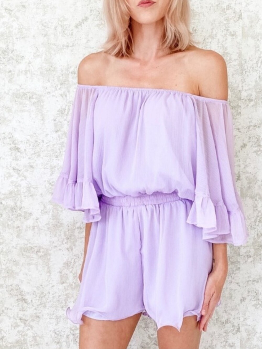 Endless Rose Off The Shoulder Romper Dress